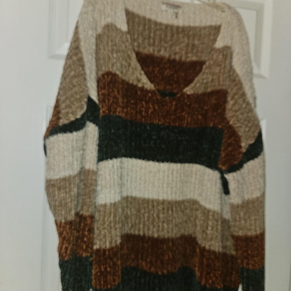 ANDREE BY UNIT Multicolor V-Neck Sweater
